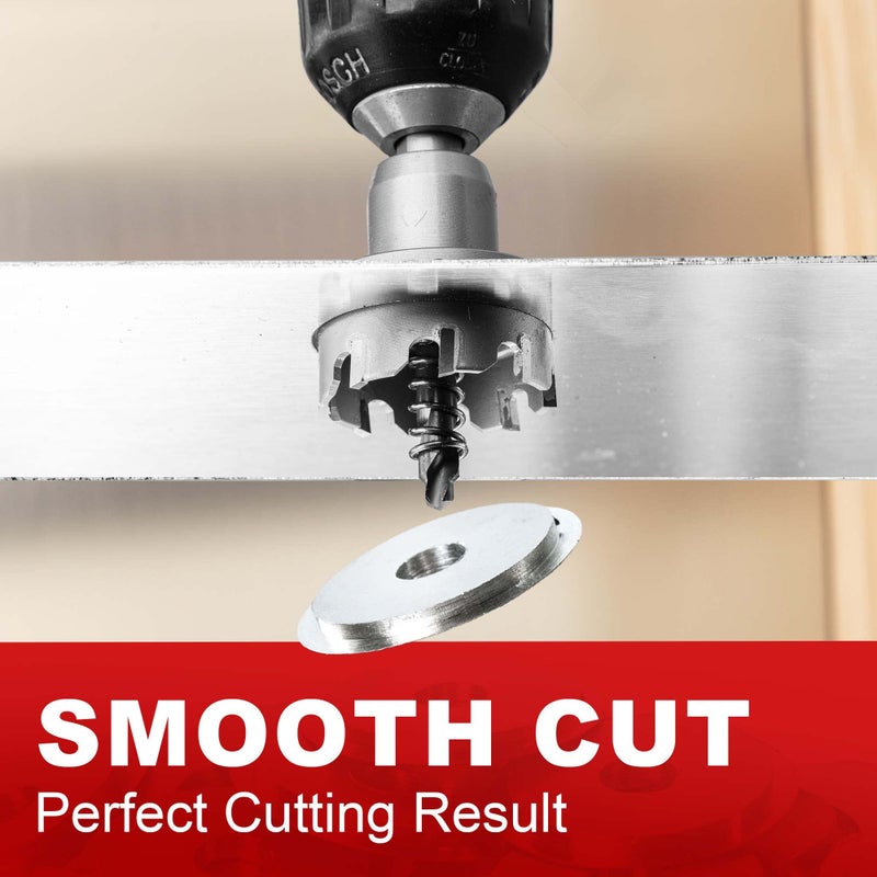 EZARC Carbide Hole Saw Heavy Duty, Hole Cutter for Stainless Steel, Sheet Metal 1-1/4" 32mm - Image 4